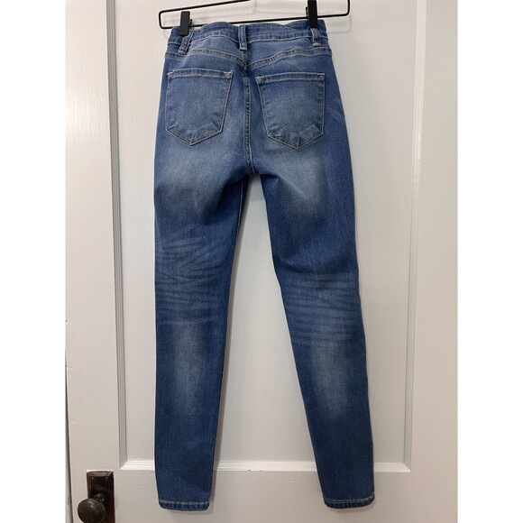 KanCan Women's Estilo Skinny Jeans Stretch Cotton Rayon Polyester Size 1 / 24 - Picture 2 of 9